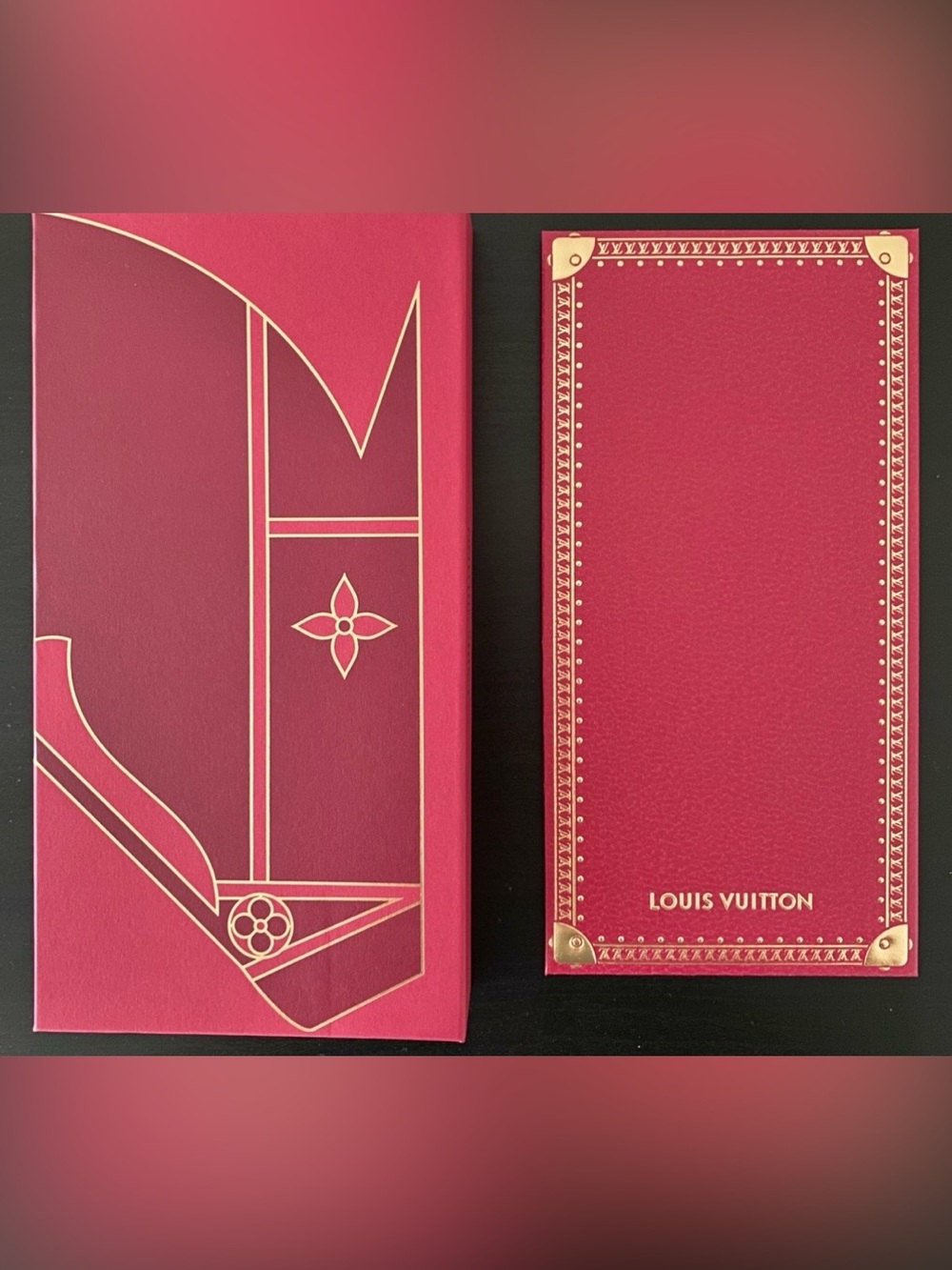 Louis Vuitton Year of the Horse Red Envelopes with Storage Box Set